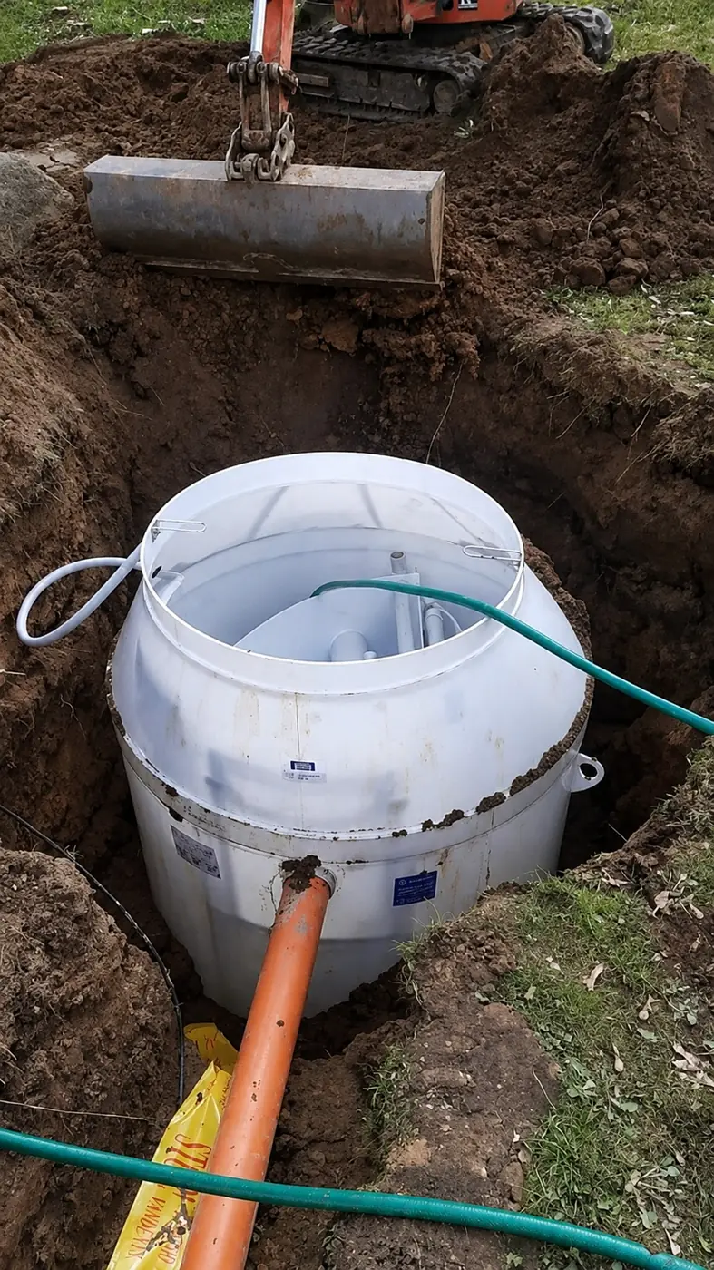 Nuotekų valymo įrenginio montavimo procesas