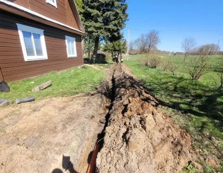 Vandentiekio ir nuotekų įvadai – Eco Srautas atliktų darbų pavyzdys